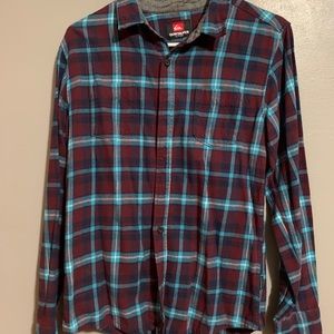 Quicksilver Button Up Flannel